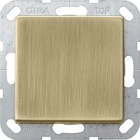 Выключатель кнопочный без рамки Gira ClassiX 1-кл. бронза